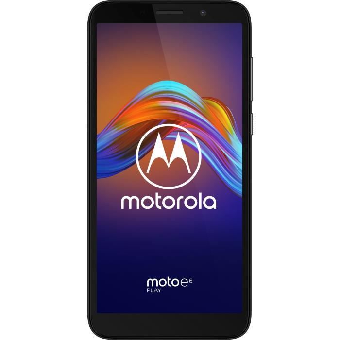 Vente Téléphone portable MOTOROLA E6 Play Noir 32 Go pas cher Vente Téléphone portable MOTOROLA E6 Play Noir 32 Go pas cher