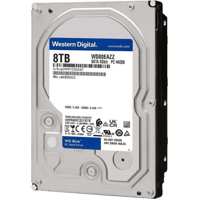 Western Digital Interne disque dur 8.9 cm (3.5 Zoll) 500 GB Blue