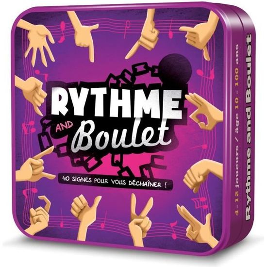 Rythme and Boulet | Jeu de société | À partir de 10 ans | 4 à 12 joueurs | 15 minutes | Cocktail Games