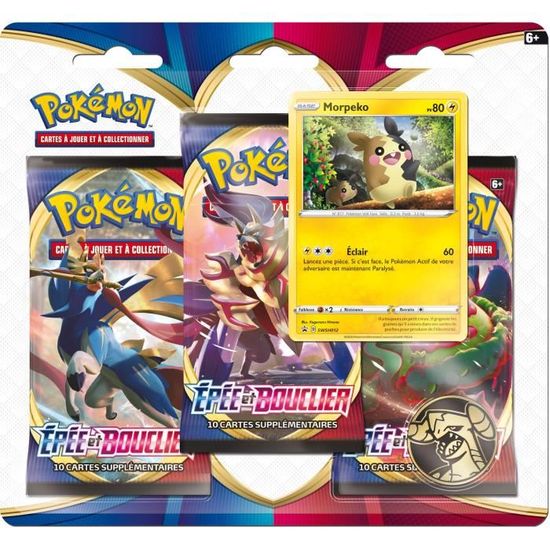Pack cahier range-cartes+Booster Pokémon Epée & Bouclier 4 (Modèle  Aléatoire) - Cdiscount Jeux - Jouets