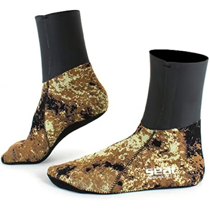 Chaussettes Thermiques - SEAC - Seal Skin - Néoprène 3 mm - Camouflage - Mixte