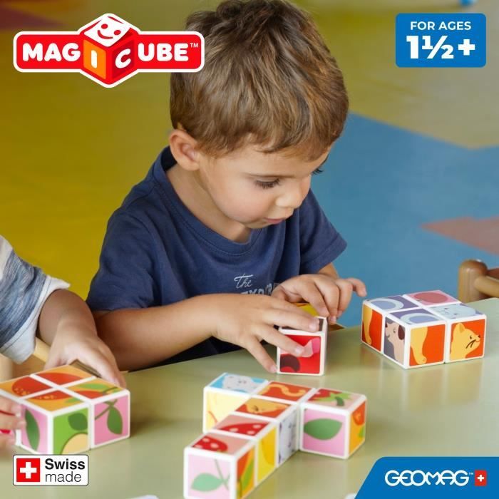 Geomag magicube People Animals Multicolor