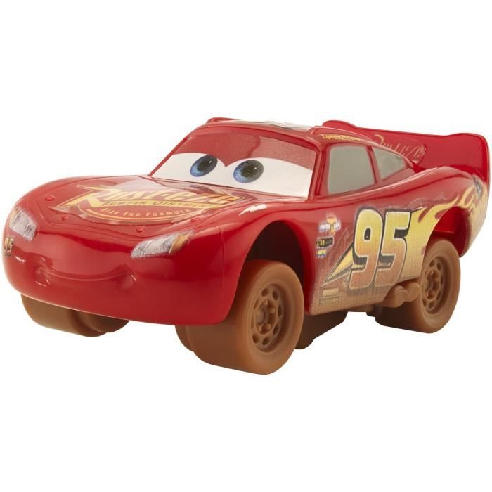 CARS 3 - MATTEL - Crazy 8 Véhicule 1/55e Flash McQueen - Jeu de course pour garçon de 3 ans et plus