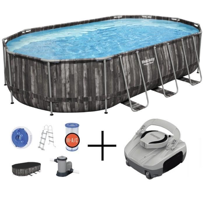 Bestway Power Steel Ovale 610x366x122 cm - vue 9