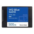WESTERN DIGITAL Disque dur SA510 - SATA SSD - 500GB interne - Format 2.5" - Bleu-0