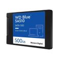 WESTERN DIGITAL Disque dur SA510 - SATA SSD - 500GB interne - Format 2.5" - Bleu-2