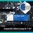 WESTERN DIGITAL Disque dur SA510 - SATA SSD - 500GB interne - Format M2 - Bleu-4