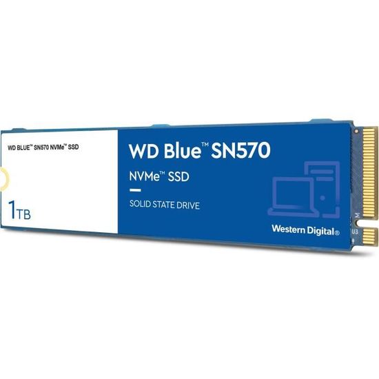 Disque SSD Interne - WD - SN570 NVMe - 1TB - (WDS100T3B0C) - Cdiscount  Informatique