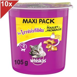 Whiskas Irresistible Gourmandise Chat Cdiscount
