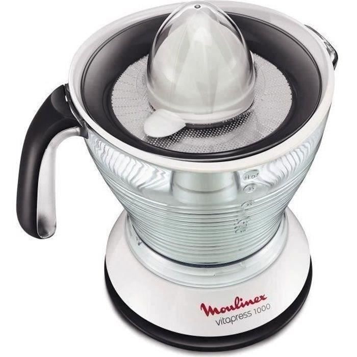 MOULINEX - Presse-agrumes - 1 L - 25W - Vitapress - blanc/gris - PC302B10