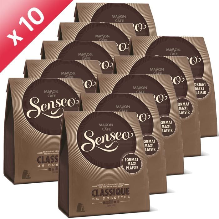 Senseo Classique 36 Dosettes 250g X10 Achat Vente Cafe