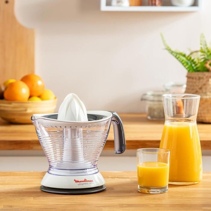 Moulinex Juiceo ZU150110 - Extracteur De Jus Compact, Silencieux, à Une Vitesse