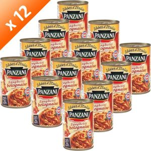 PLAT CUISINÉ VIANDE PANZANI Spaghetti Bolognaise 400g (x12)