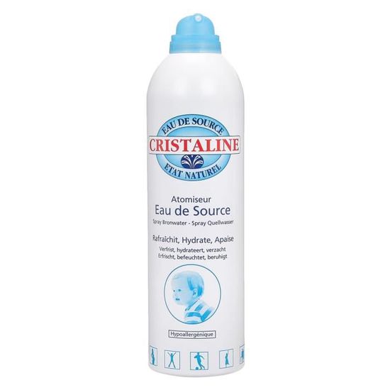 Cristaline Atomiseur Spray Eau De Source 400ml (lot de 2) 