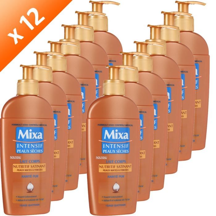 Lait Corporel Satinant Mixa + Huile Turmeric Zero Tach - Combo Soin Hydratant Et Anti-taches, Neuf