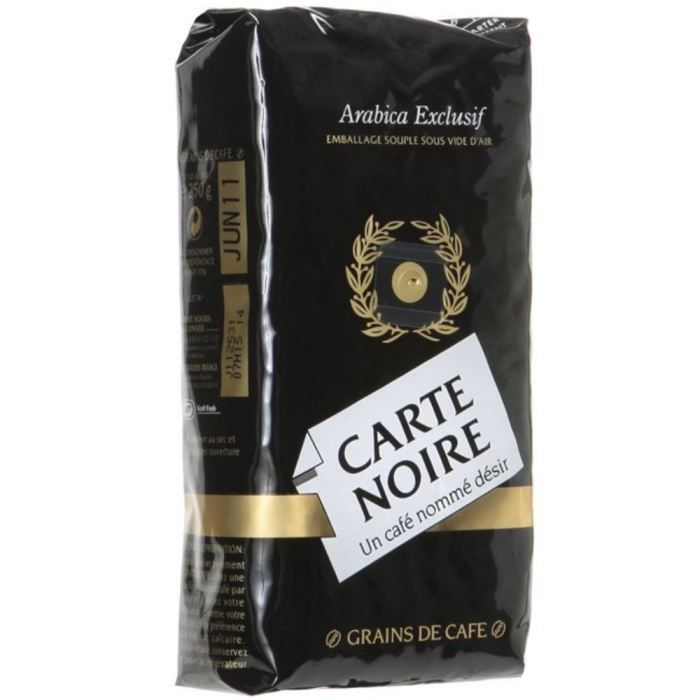 Carte Noire Classique Grains, Café en Grain Pur Arabica, Arôme intense et  unique, 12 Paquets de 250g : : Epicerie