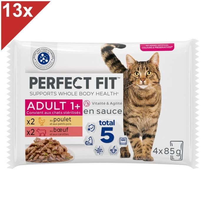 Ultima Wet Fit & Delicious Per Gatti Sterilizzati - Multipack 4 Bustine Da 85g, Selezione Pesce - Foto 6