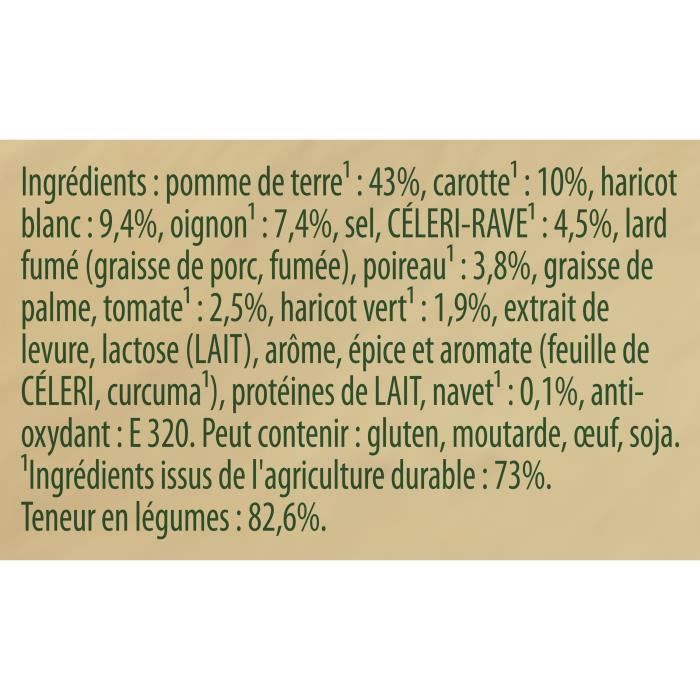 Knorr Soupe Velouté De Légumes D'Autrefois 89g pour 3 Personnes - Lot de 7  : : Epicerie