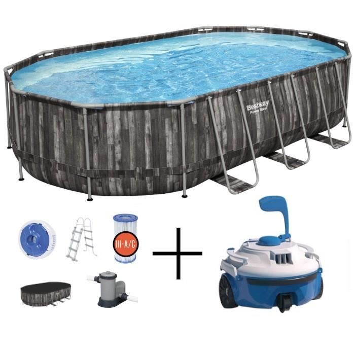 Bestway Power Steel Ovale 610x366x122 cm