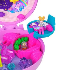 Lot De 6 Figurines Polly Pocket Mattel Avec Clip – 7,5x16 Cm (Neufs, Assortis)