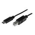STARTECH Câble USB 2.0 USB-C vers USB-B de 1 m - Cordon USB C vers B - Mâle / Mâle - Noir-0