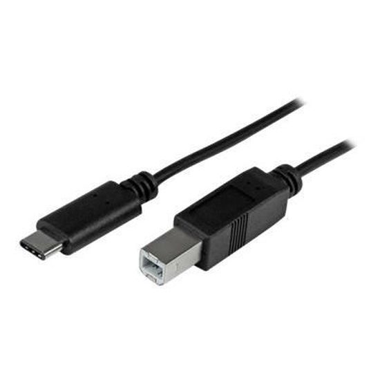 STARTECH Câble USB 2.0 USB-C vers USB-B de 1 m - Cordon USB C vers B - Mâle / Mâle - Noir