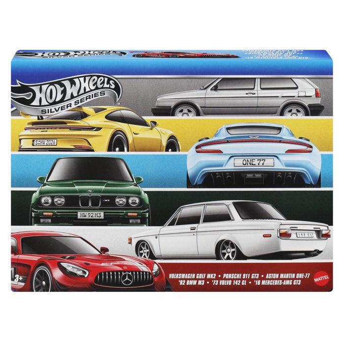Multipack Hot Wheels JLB25 – Pack de 6 Voitures Miniatures 1:64