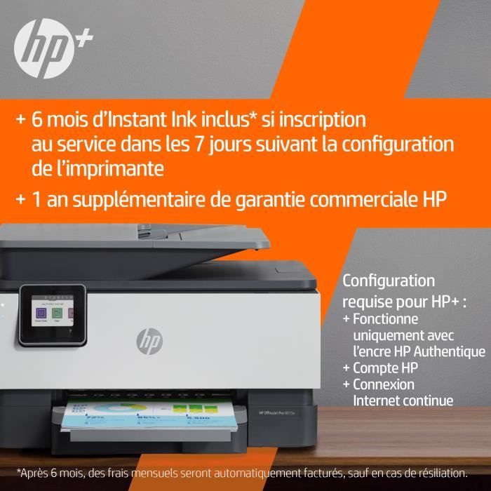HP OfficeJet Pro 6970 Eligible Instant Ink 70% d'économies sur l