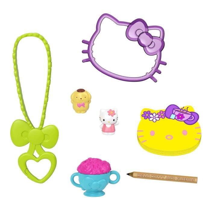 Coffret Hello Kitty L'Heure du Thé - MATTEL - Mini-poupée - Accessoire  tasse - Carnet de notes - Pochoir - Mixte