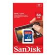 SANDISK 00114820  Carte mémoire SDXC- "Standard"- 64GB- Cl.4-1