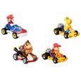 Hot Wheels - Coffrets 4 véhicules Mario Kart - Modèle aléatoire - Pour enfants dès 3 ans-3