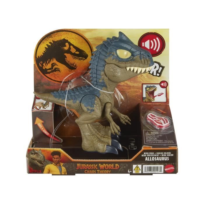 Jurassic World : Chomp Allosaurus Méga Rugissement figurine de dinosaure HVB45