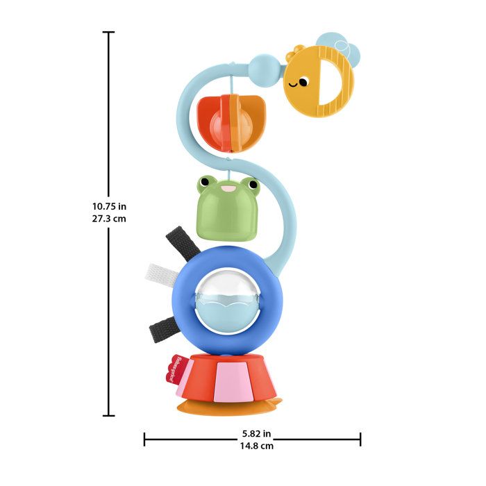 Fisher Price Jouet pour Chaise Haute avec Sons Sensoriels - vue 2