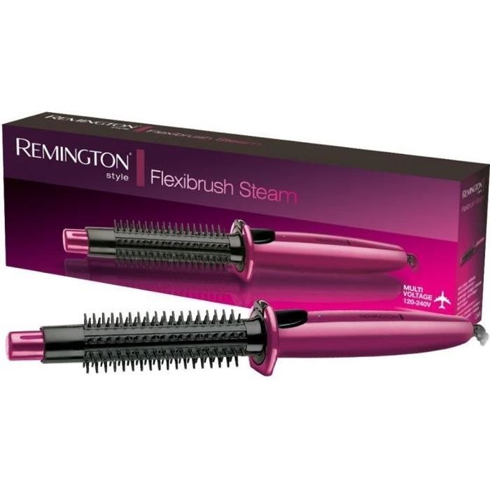 Remington Brosse Chauffante Céramique Idéal pour Ondulation & Boucles Volumineuses Thermoplongeur: répartion uniforme de la chaleur Indicateur LED CB4N