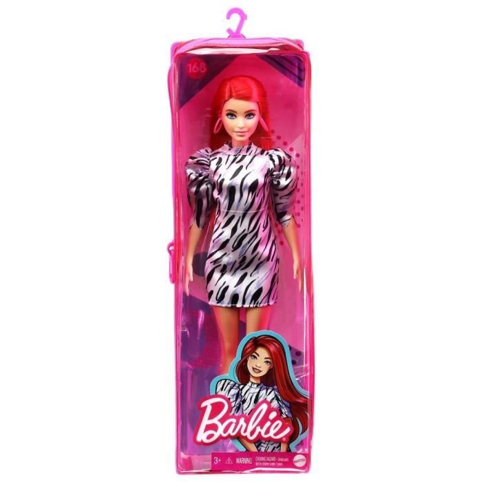 BARBIE Accessoires Babysitter poussette rose + bébé - Barbie pas cher 