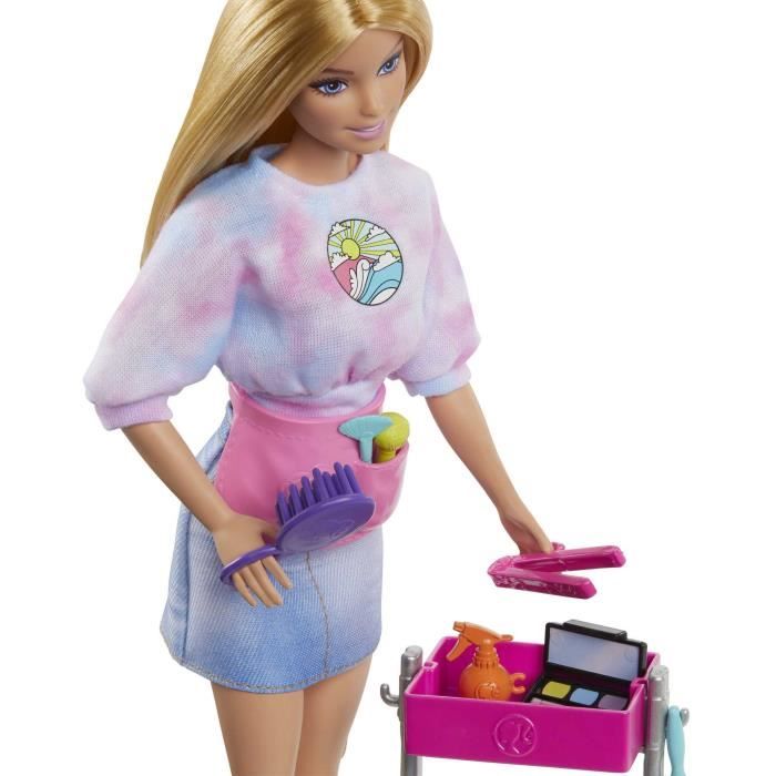 Barbie Coffret Barbie Malibu Styliste Poupee Mannequin 3 ans et BARBIE HNK95 POUPEE MANNEQUIN BARBIE Cdiscount Jeux Jouets