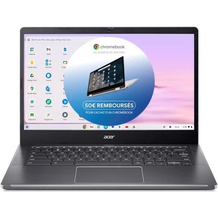 PC Portable Acer Chromebook Plus CB514 4HT 30AF Chrome OS 14 FHD IPS Intel Core i3 N305 RAM 8Go SSD Batterie 10h - vue 6