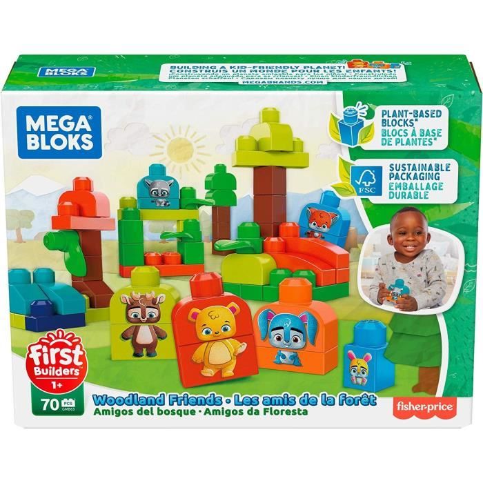 MEGA BLOKS First Builders Les Eco Amis de la For t 70 blocs 12