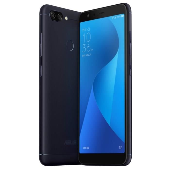 Vente T&eacute;l&eacute;phone portable Asus Zenfone Max Plus M1 Noir 64Go pas cher