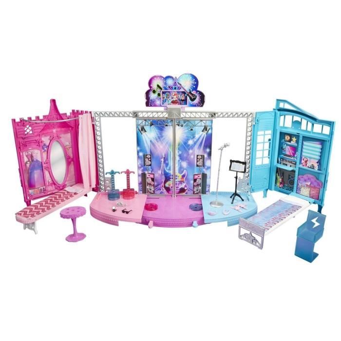 Jouet - MATTEL - BARBIE Chateau Spectacle Rock'N Royal - Rose - Pour Enfant de 3 ans et plus