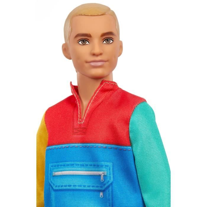 BARBIE Fashionistas Ken Veste Multicolore