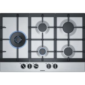 Bosch Série 6 PPQ7A6B90 Plaque de cuisson gaz encastrable Verre Noir 1000 W  1750 W, Verre, Noir : : Cuisine et maison