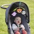 Fisher-Price Mobile Animaux 3 en 1 pour berceaux et poussettes avec jouet transportable pour les bébés dès la naissance, HGB90-1