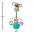 Fisher-Price Mobile Animaux 3 en 1 pour berceaux et poussettes avec jouet transportable pour les bébés dès la naissance, HGB90-2