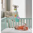 Fisher-Price Mobile Animaux 3 en 1 pour berceaux et poussettes avec jouet transportable pour les bébés dès la naissance, HGB90-5