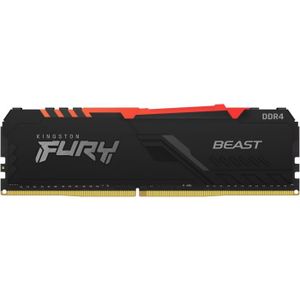 MÉMOIRE RAM Kingston FURY Beast RGB 8GB 3200MT/s DDR4 CL16 Mém