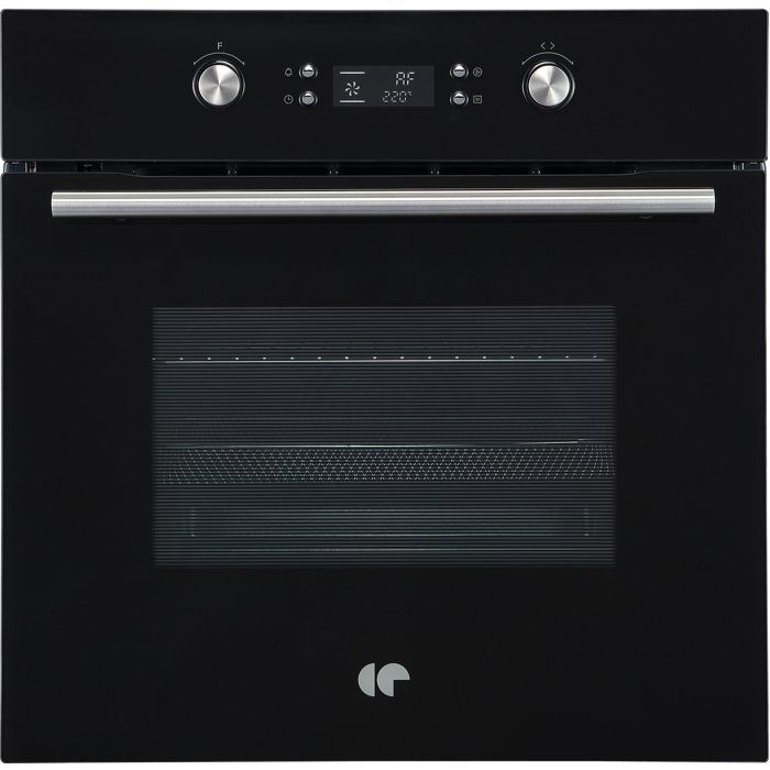 Four encastrable pyrolyse - Chaleur tournante Brassée - CONTINENTAL EDISON - CEF72PBAF - Noir - 595 x 575 - 595 cm
