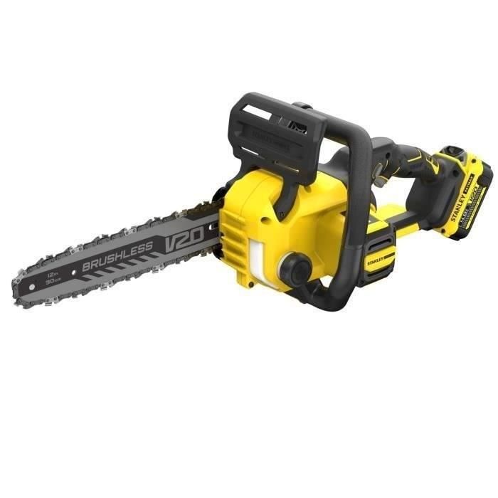STANLEY FATMAX TRONCONNEUSE 18V BRUSHLESS 33CM Fourni avec une chaine un chargeur et une batterie 4AH