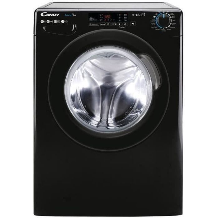 Lave-linge hublot CANDY CO12103DBBE/1-47 - 10 kg - Induction - 1200trs/min - Noir