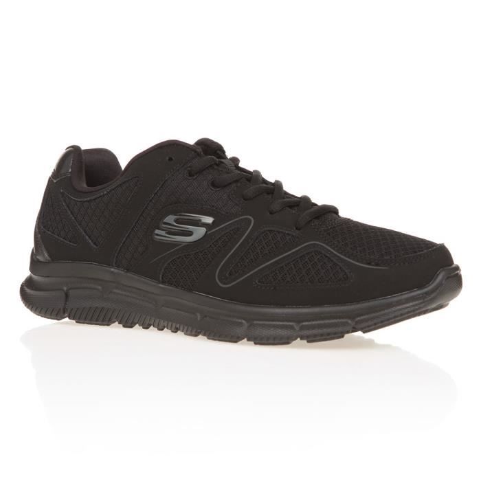 Skechers SKECHERS Baskets Satisfaction Flash Point - Homme - Noir